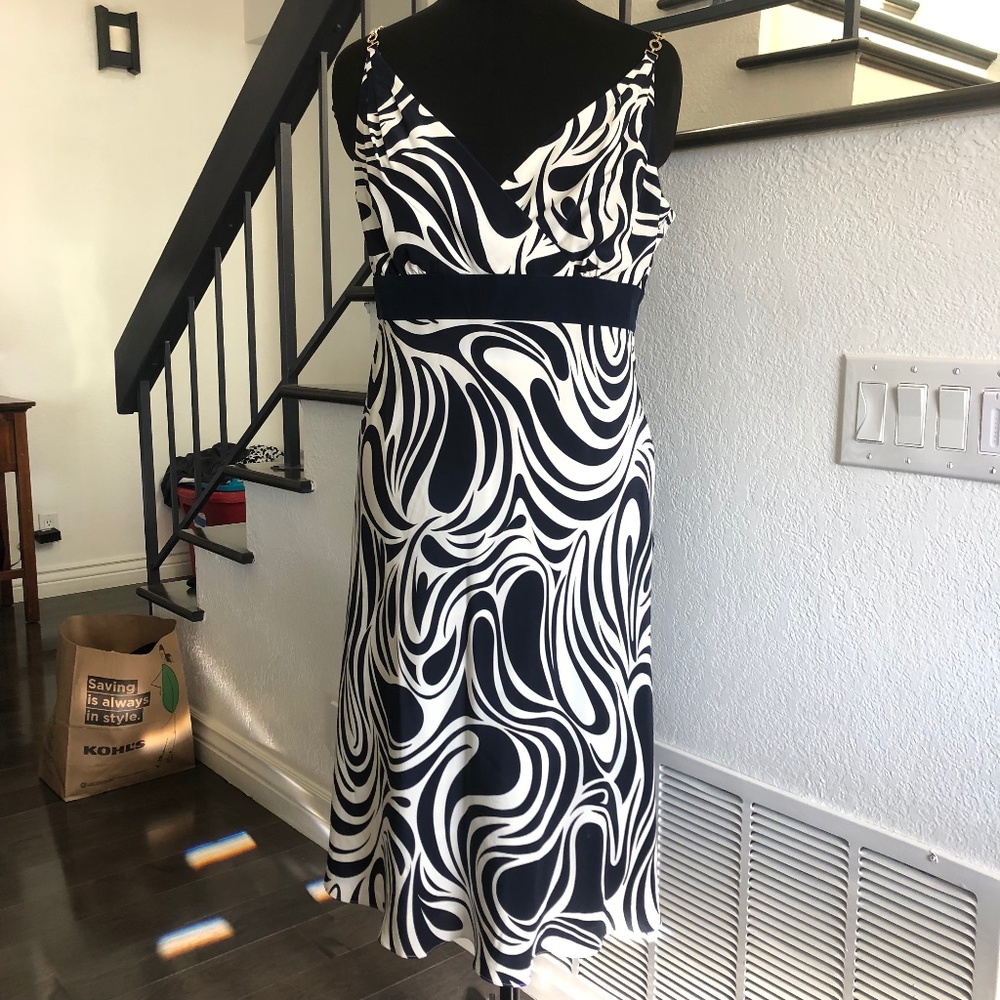 Ann Taylor Black and White Dress